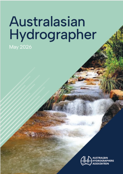 Australasian Hydrographer - AHA_Journal_2026_May_Cover