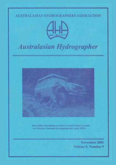 Australasian Hydrographer - 22001-11 Cover