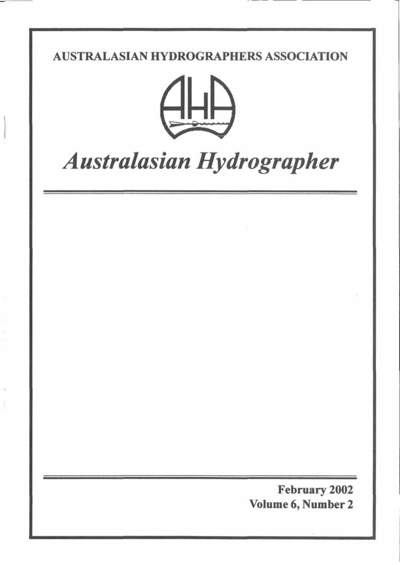Australasian Hydrographer - 2002-02 Cover