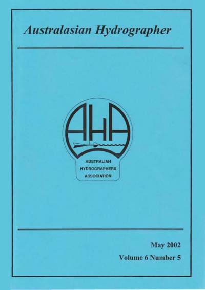 Australasian Hydrographer - 2002-05 Cover