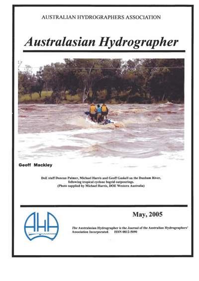 Australasian Hydrographer - 2005-05 Cover