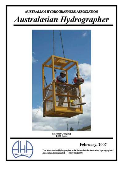 Australasian Hydrographer - 2007-02 Cover