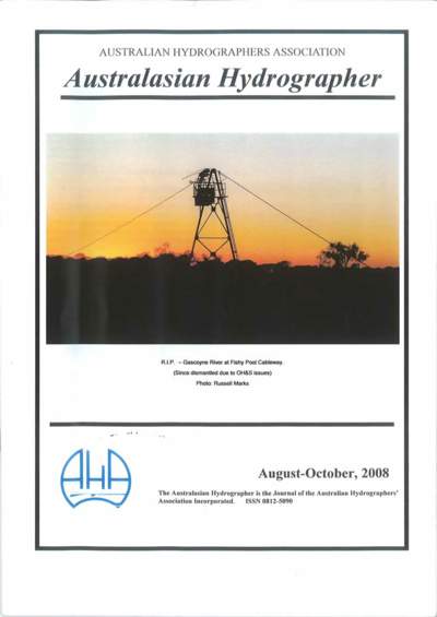 Australasian Hydrographer - 2008-08 Cover