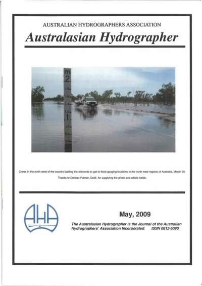 Australasian Hydrographer - 2009-05 Cover