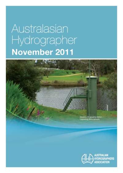 Australasian Hydrographer - 2011-11 Cover