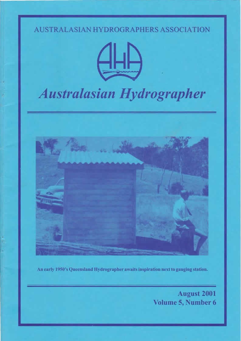 Australasian Hydrographer - 2001-08 Cover