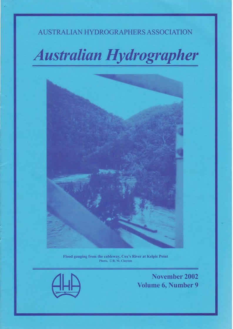 Australasian Hydrographer - 2002-11 Cover