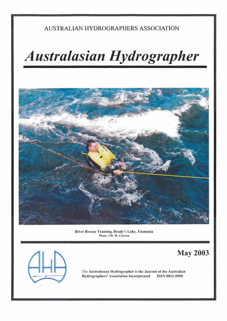 Australasian Hydrographer - 2003-05 Cover