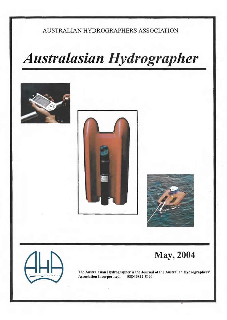 Australasian Hydrographer - 2004-05 Cover