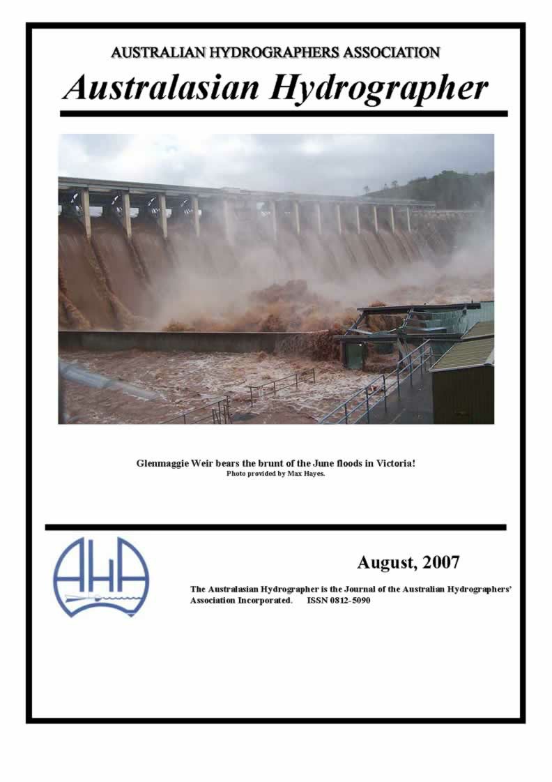 Australasian Hydrographer - 2007-08 Cover