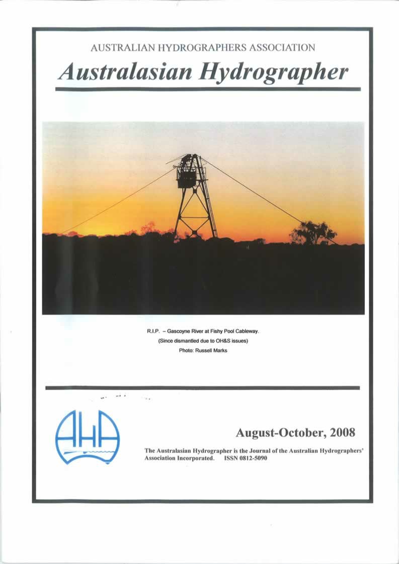 Australasian Hydrographer - 2008-08 Cover