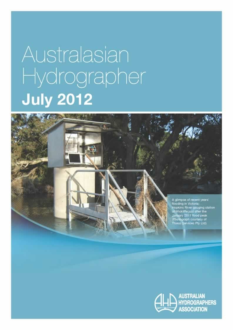 Australasian Hydrographer - 2012-07 Cover